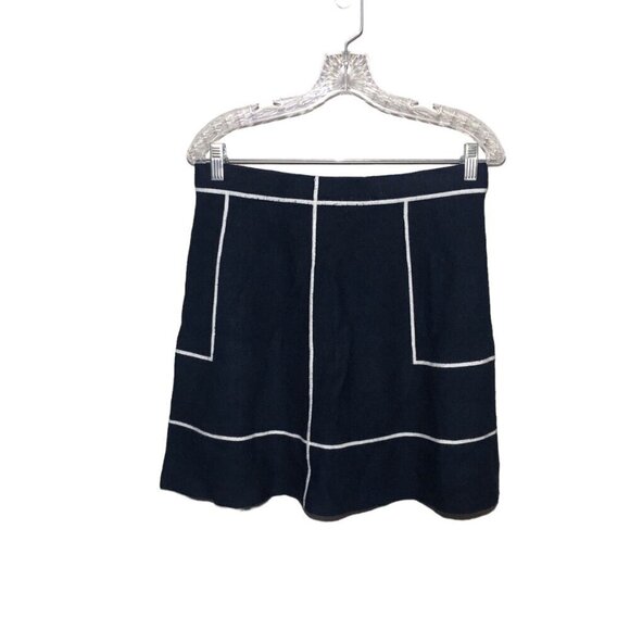 Saks Fifth Avenue Argyle Grid Skirt Midi - Picture 3 of 4